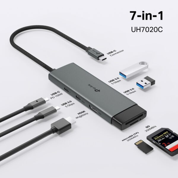SWITCH USB C 7 PORTAS HUB USB-C 7X1 USB C/USB/ HDMI/SD PEINING PEI-HUB13 SWITCH USB C 7 PORTAS HUB USB-C 7X1 USB C/USB/ HDMI/SD PEINING PEI-HUB13