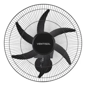 VENTILADOR DE PAREDE 50CM GRADE DE A&Ccedil;O PRETO PREMIUM VENTISOL BIVOLT