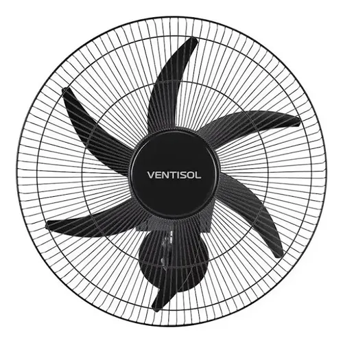 VENTILADOR DE PAREDE 50CM GRADE DE AÇO PRETO PREMIUM VENTISOL BIVOLT VENTILADOR DE PAREDE 50CM GRADE DE AÇO PRETO PREMIUM VENTISOL BIVOLT