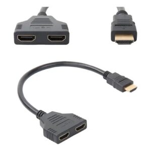 CABO DIVISOR HDMI 1 MACHO 2 FEMEAS 30CM LE-6637 IT-BLUE