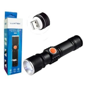 MINI LANTERNA 1 LED RECARREG&Aacute;VEL LT-417 LUATEK