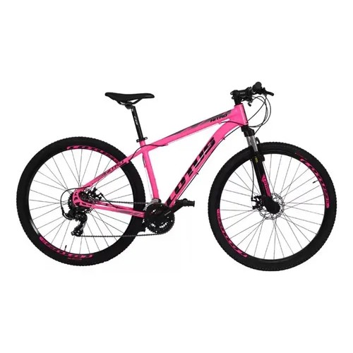 BICICLETA ARO 29 ALUMINIO 17.5 CXR 21 VELOCIDADES ROSA/PRETO LOTUS BICICLETA ARO 29 ALUMINIO 17.5 CXR 21 VELOCIDADES ROSA/PRETO LOTUS