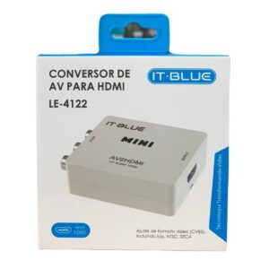 CONVERSOR DE AV PARA HDMI 1080P FUL HD LE-4122 1080P IT-BLUE
