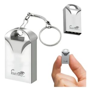 PENDRIVE 64GB MINI METAL CHAVEIRO PNM-78 AGOLD