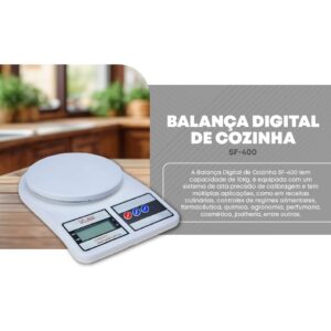 BALANCA 10KG DIGITAL KITCHEN SF-400 B-MAX