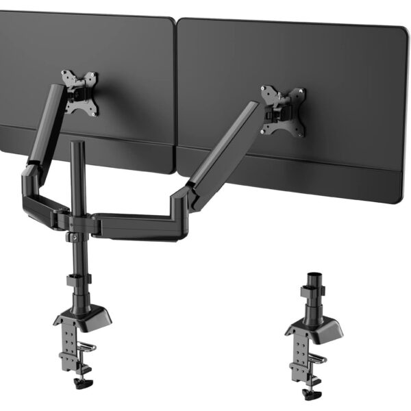 SUPORTE PARA MONITOR 13” A 32” MESA C/ BRAÇO ARTICULADO DUPLO AJUSTÁVEL ON-F100 PISTÃO GÁS ONISTEK