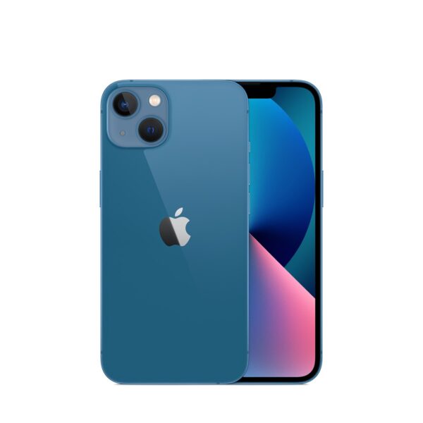 SMARTPHONE APPLE IPHONE 13 256GB SEMI NOVO IMEI 354300906191099 70% AZUL POUCOS DETALHES L