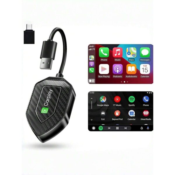 ADAPTADOR SIFI E BLUETOOTH USB CARPLAY COM ADAPTADOR TIPO C PEI-BTA09 PEINIGN ADAPTADOR SIFI E BLUETOOTH USB CARPLAY COM ADAPTADOR TIPO C PEI-BTA09 PEINIGN