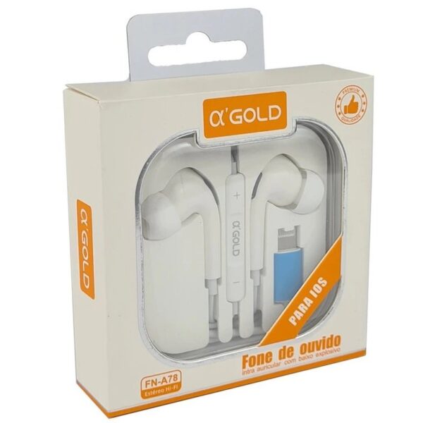 FONE LIGHTNING ESTEREO FN-A78 AGOLD FONE LIGHTNING ESTEREO FN-A78 AGOLD