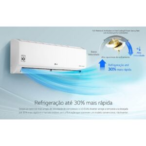 AR CONDICIONADO 12000BTUS LG HW DUAL INVERTER COMPACT FRIO S3UQ12JAQAL 220V