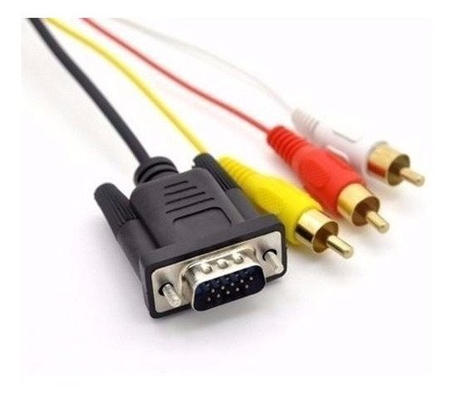 CABO VGA MACHO+3 RCA 1.5M C/ FILTRO LOUD LE-6617 CABO VGA MACHO+3 RCA 1.5M C/ FILTRO LOUD LE-6617