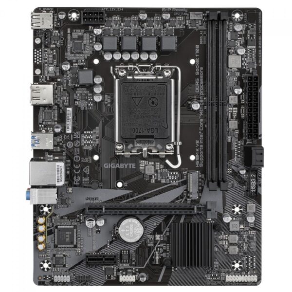 PLACA MÃE INTEL GIGABYTE H610M K V2 DDR5 LGA1700 M.2/DP/HDMI/USB 3.2/GLAN/SOM