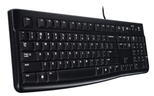 TECLADO USB LOGITECH K120 CONVENCIONAL PRETO
