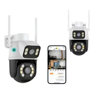 CAMERA DUPLA INTELIGENTE WIFI SMART CAMERA EXTERNA IC SEE WIFI/4G A28/A29/A31