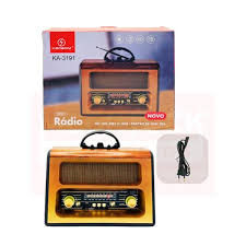RADIO PORTATIL BLUETOOTH FM/USB/SD RECARREGÁVEL KA-3191 KAPBOM