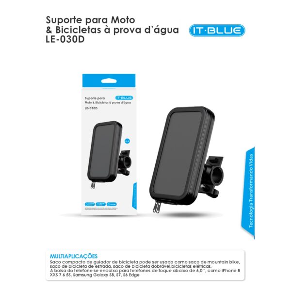 SUPORTE PARA MOTO E BICICLETA IT BLUE LE-030D